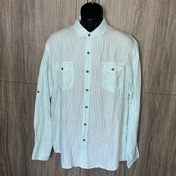 Earnest Sewn linen Button down shirt - Picture 1 of 13